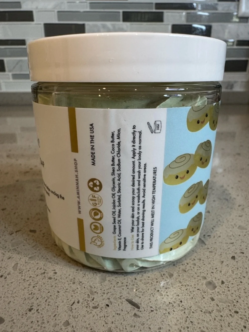 AMINNAH - Nice Buns Whipped Foaming Soap - Picture 3 of 3